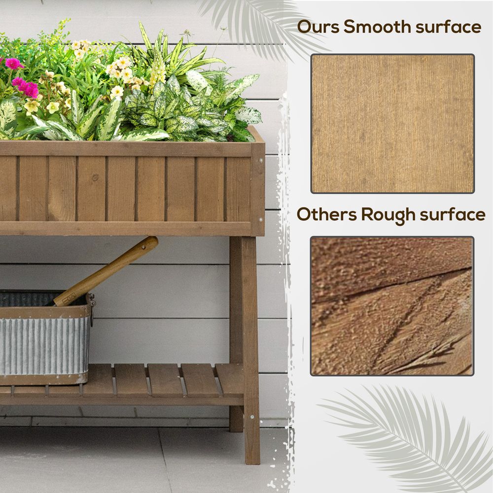 Wooden Raised Bed Container