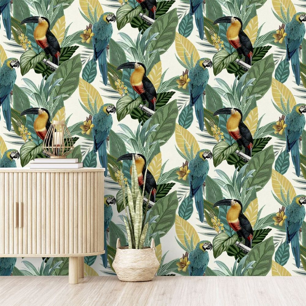 Toucan Jungle Wallpaper