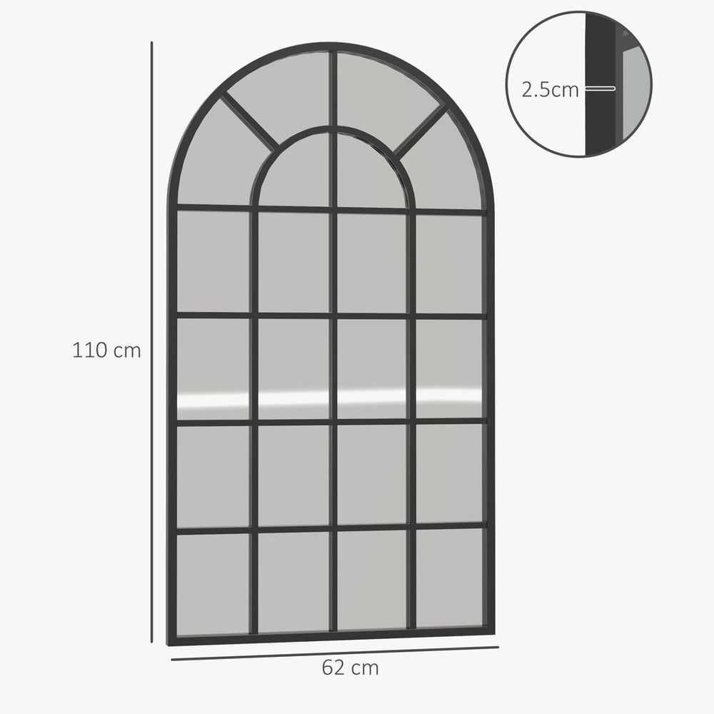 Modern Arch Window Wall Mirror