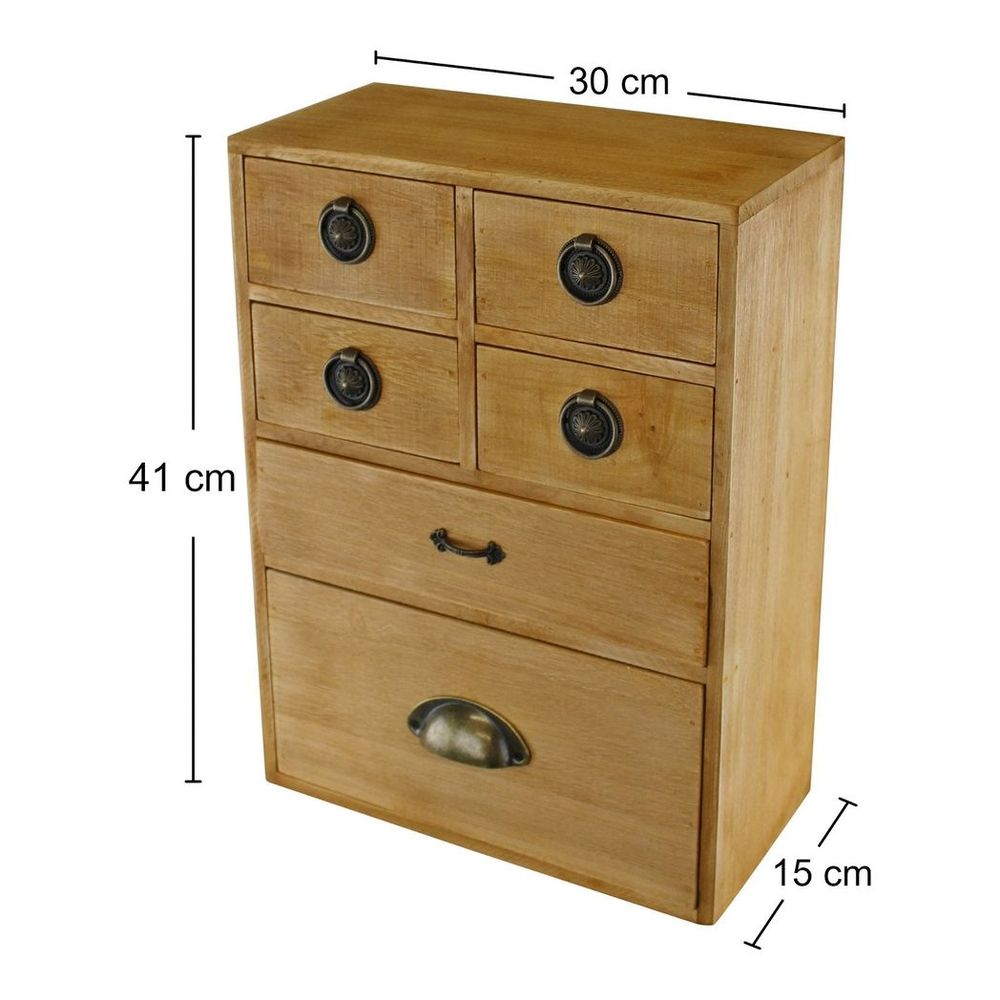 6 X Drawer Storage Cabinet