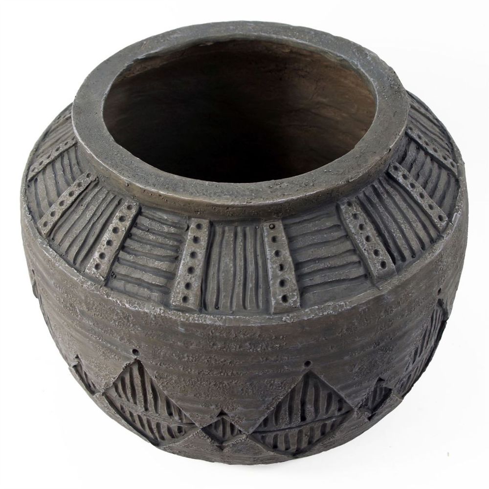 Large Grey Gliese Diamond Planter