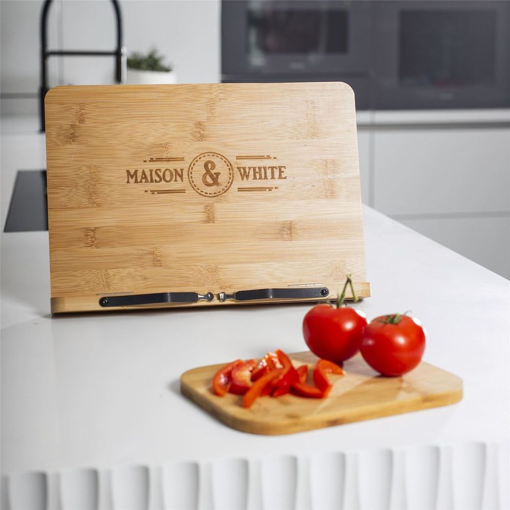 Recipe Book Stand — Bamboo