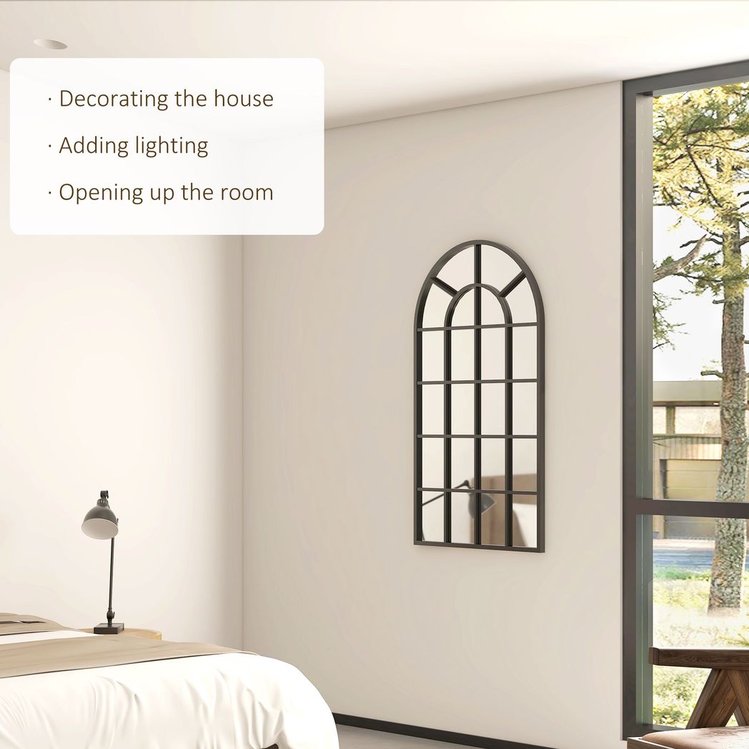 Modern Arch Window Wall Mirror