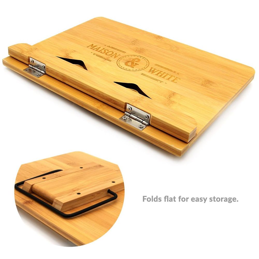 Recipe Book Stand — Bamboo
