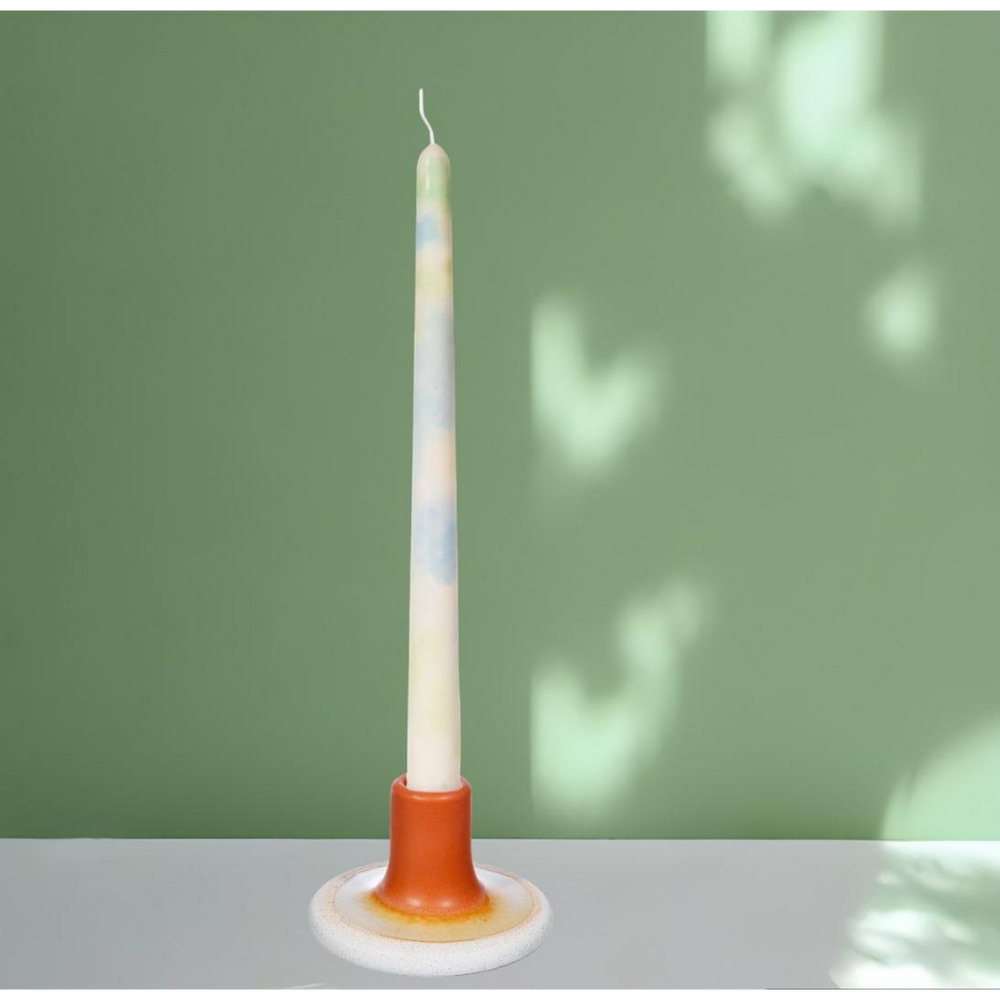 Mojave Glaze Terracota Candle Holder