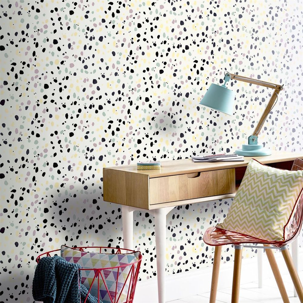 Dalmatian Pastel Wallpaper