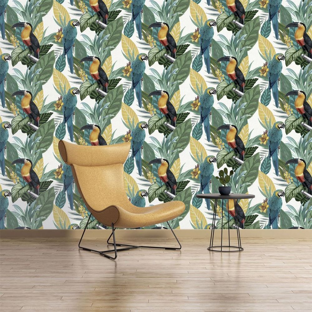 Toucan Jungle Wallpaper