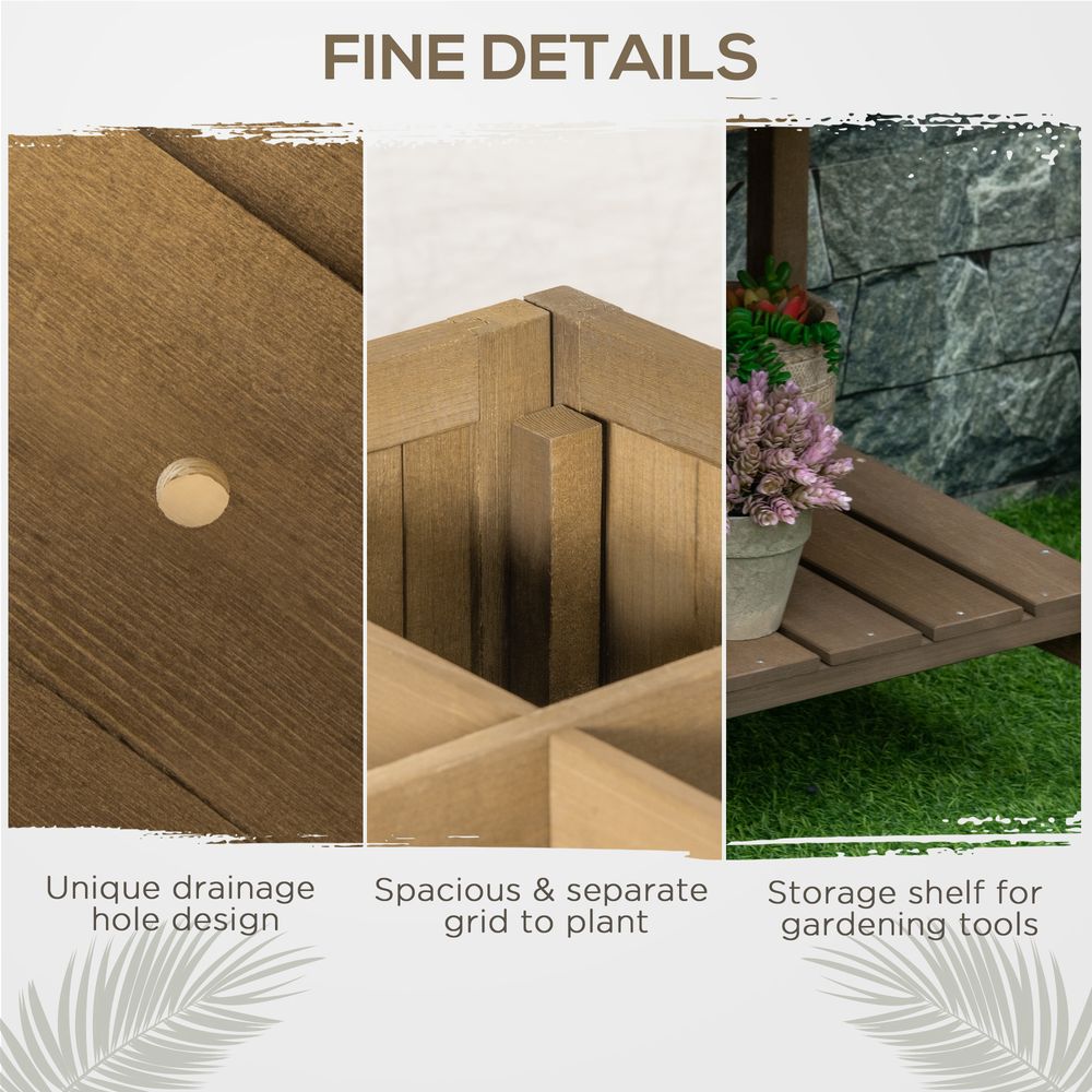 Wooden Raised Bed Container