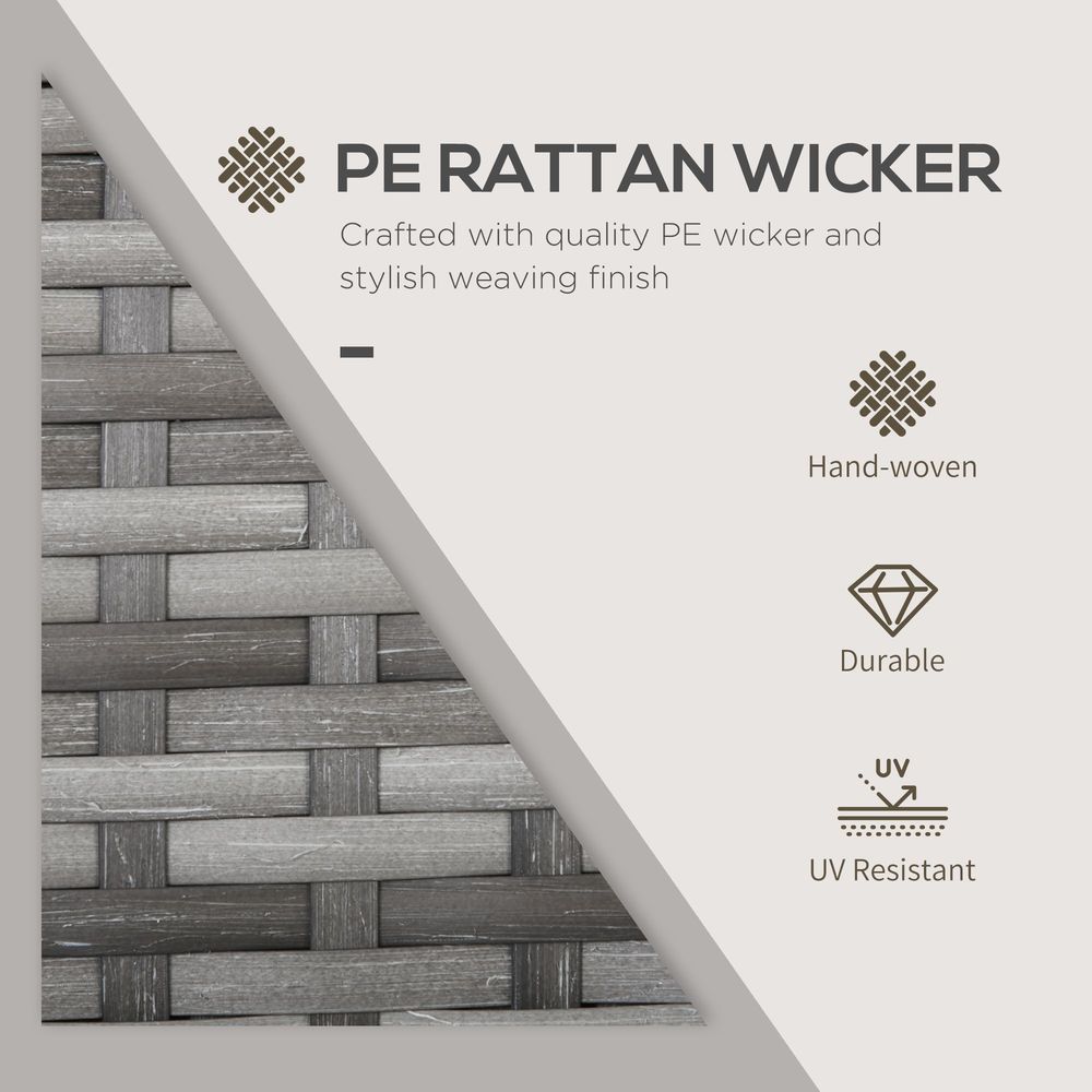 3-Piece Patio Wicker Bistro Set