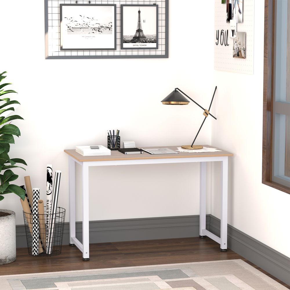 Desk with White Metal Frame