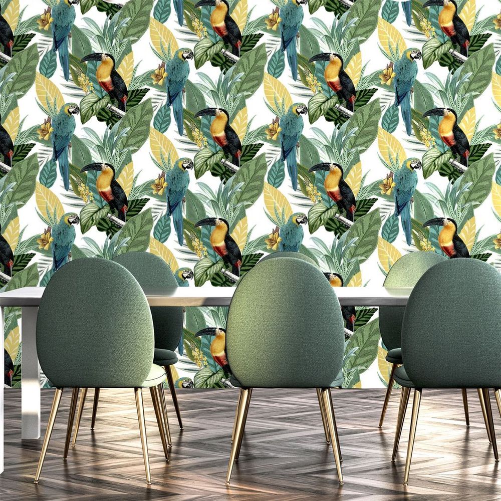 Toucan Jungle Wallpaper
