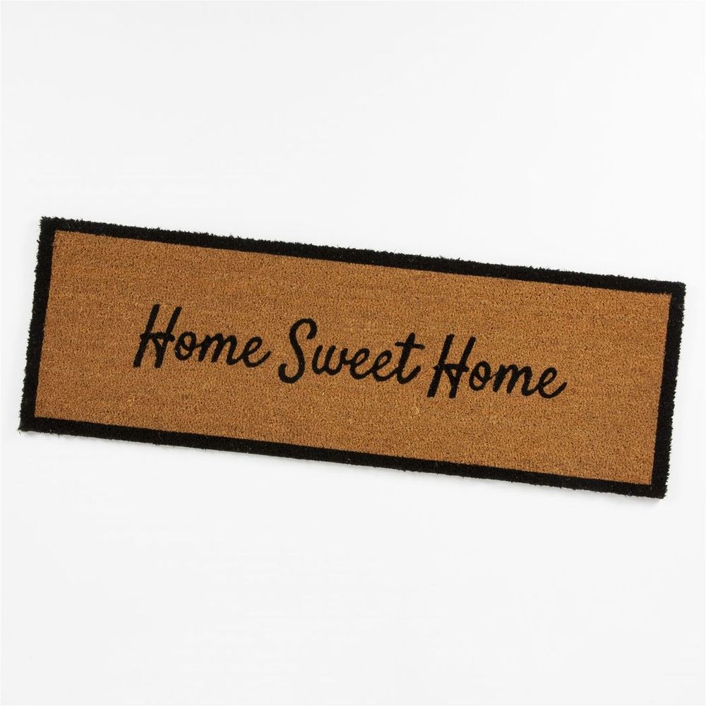 Astley Slogan Home Sweet Home Natural Doormat