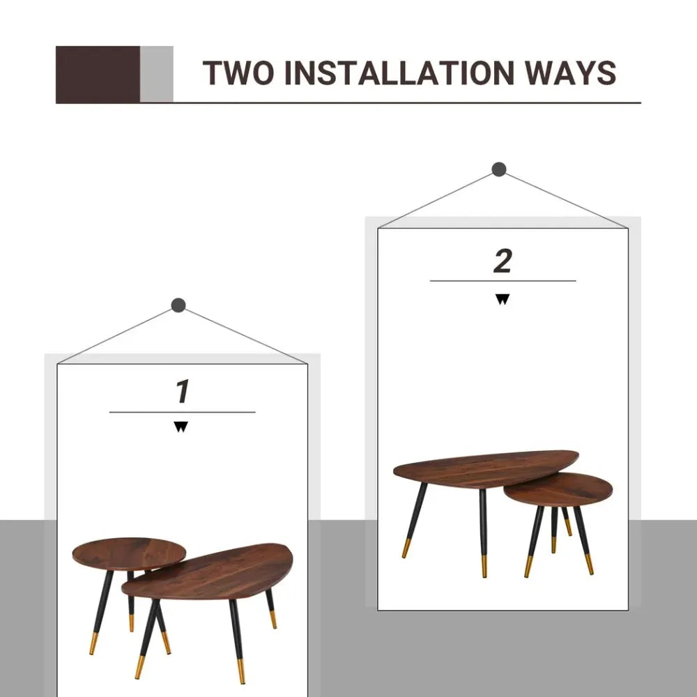 Nesting Coffee Tables — Set of 2