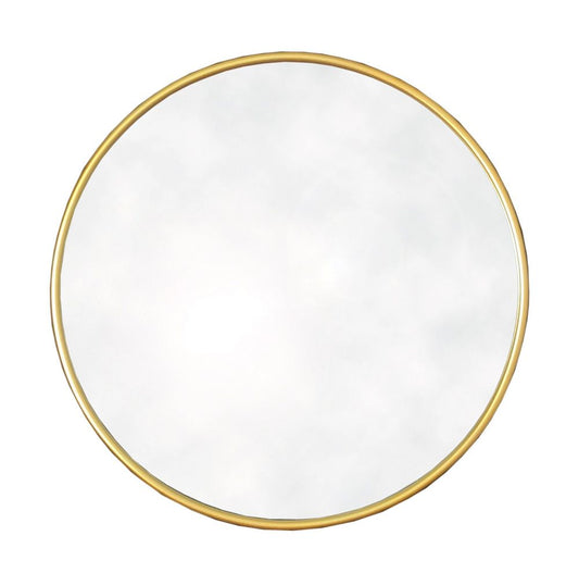 Round Mirror — Gold