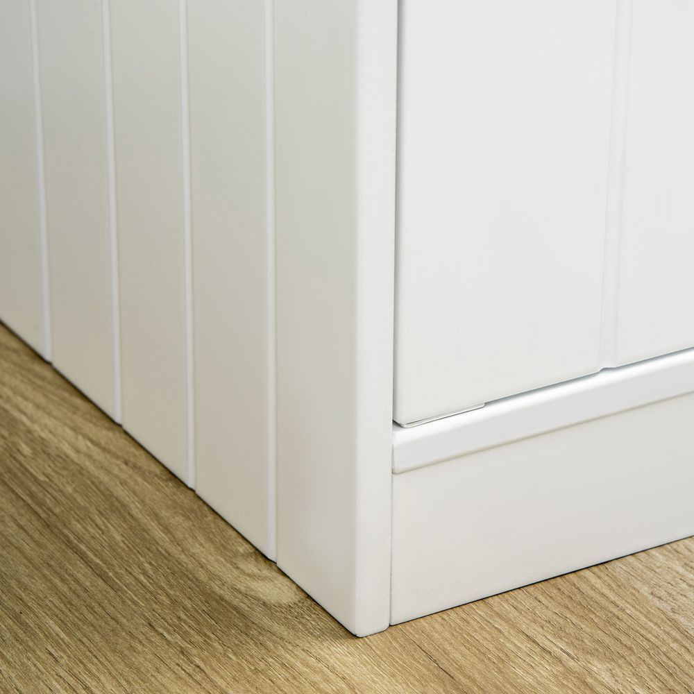 Raised Dog Bowls for Large Dogs — White