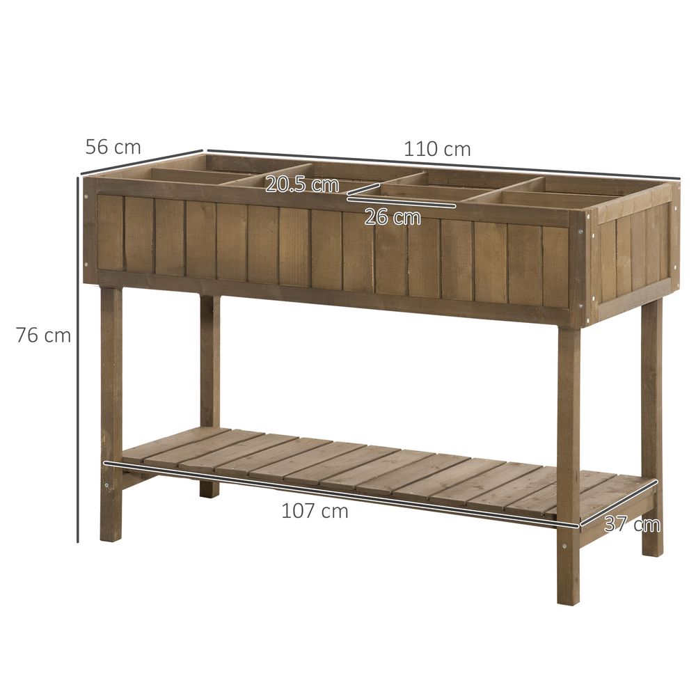 Wooden Raised Bed Container
