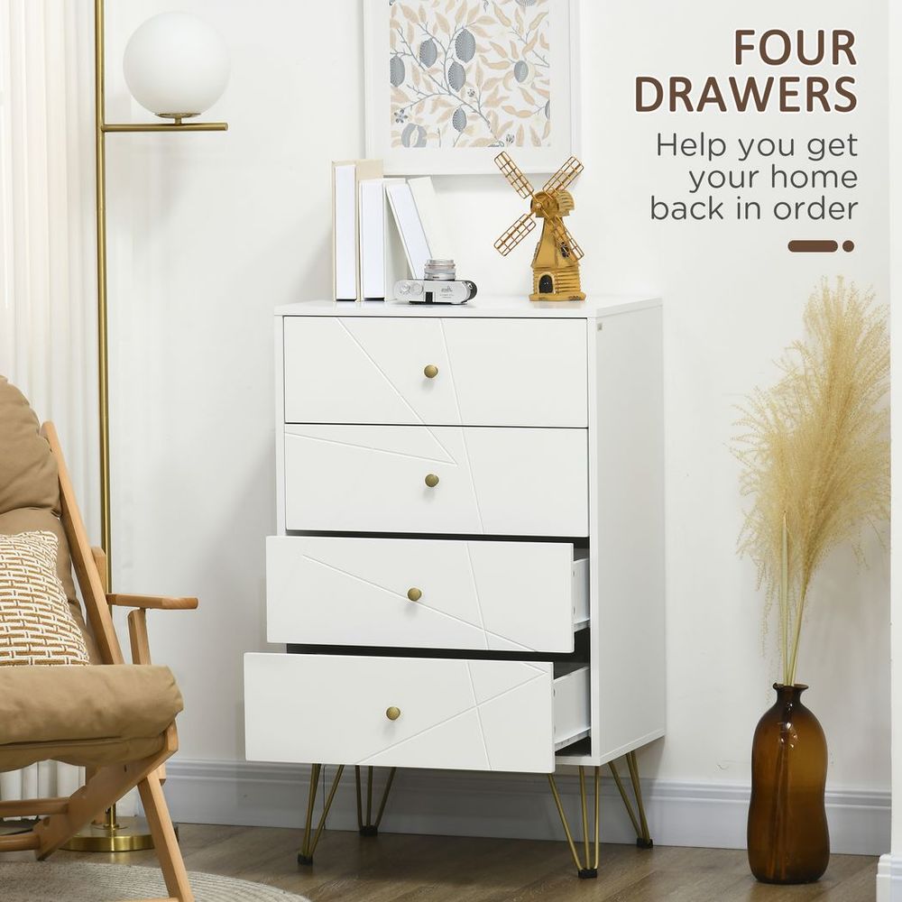 Chest of Drawers / Dresser with Pin Legs