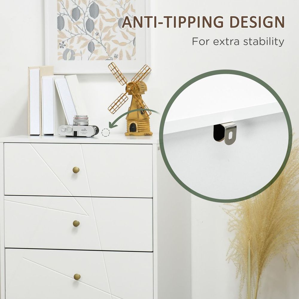 Chest of Drawers / Dresser with Pin Legs