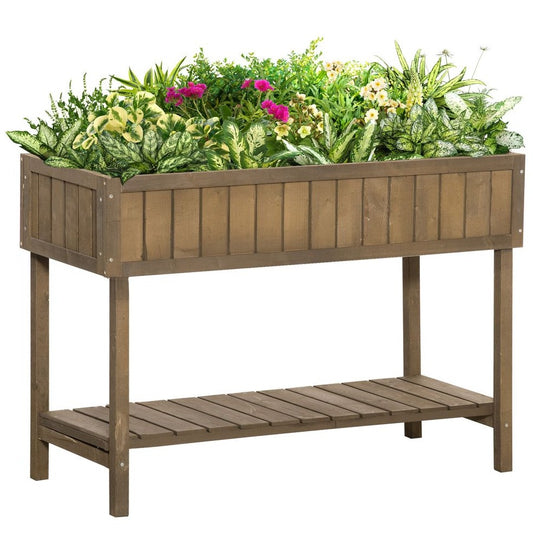 Wooden Raised Bed Container