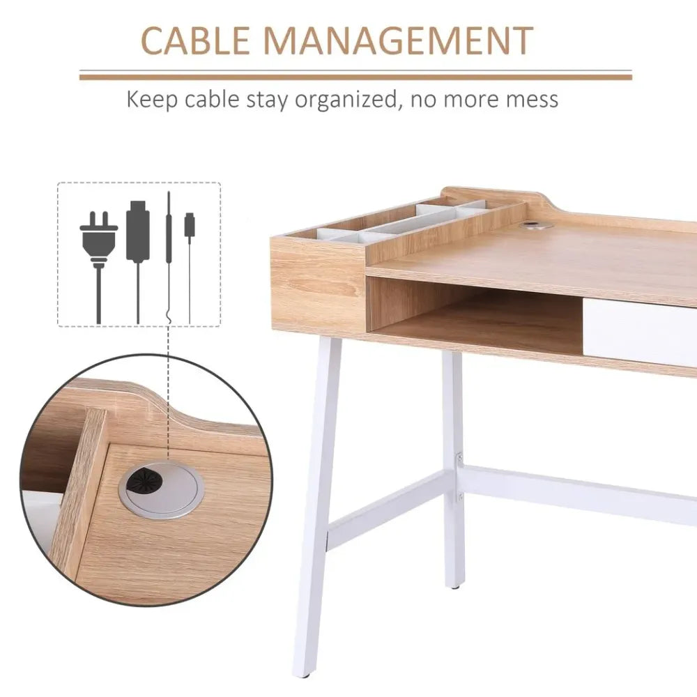 Computer Desk With Metal Frame