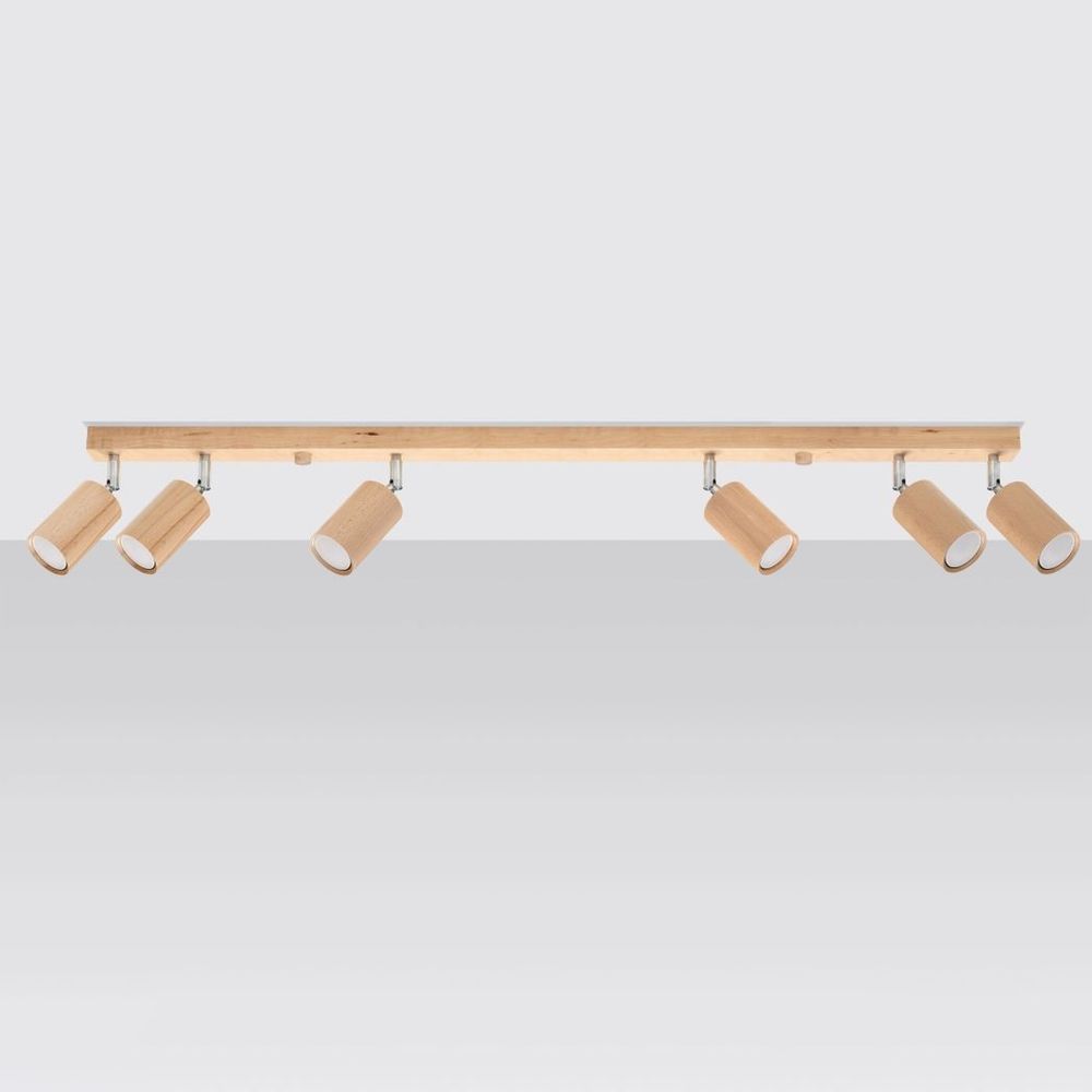 Ceiling lamp wood Berg Scandinavian Design GU10