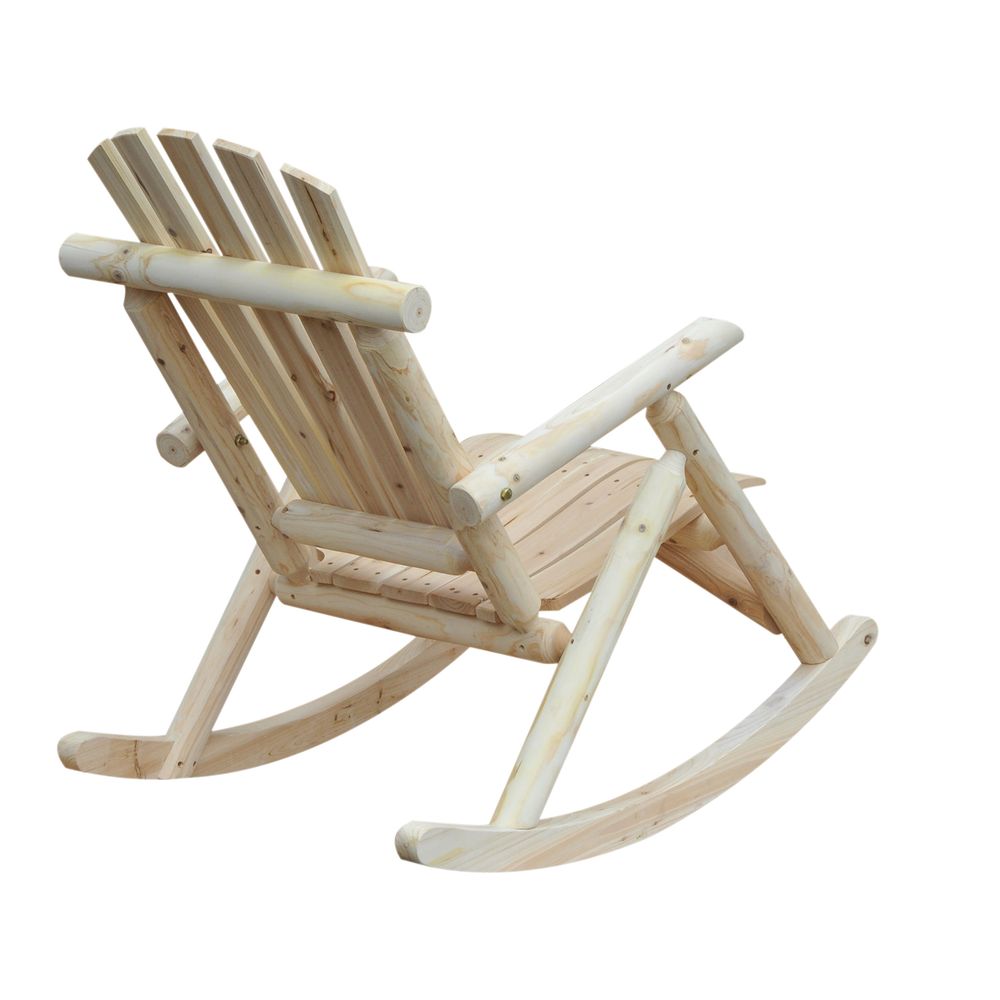 Cedar Wood Rocking Armchair