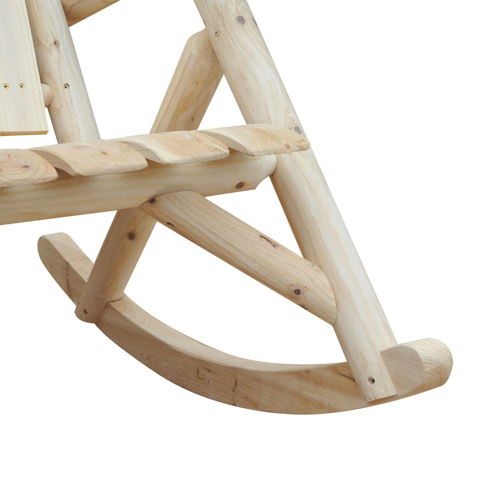 Cedar Wood Rocking Armchair