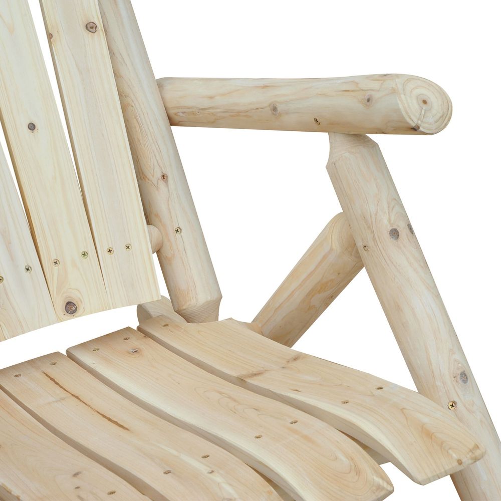 Cedar Wood Rocking Armchair
