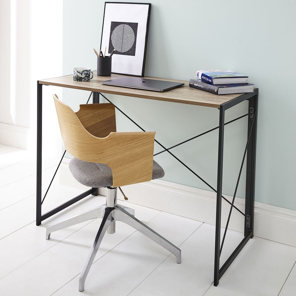 Compact Industrial Style Multi-Purpose Desk