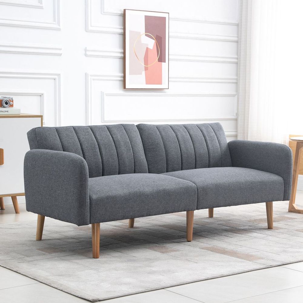 Two Seater Sofa Bed with Adjustable Backrest