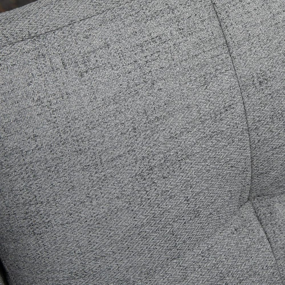 HOMCOM Modern Upholstered Two Seater Sofa for Bedroom Living Room Grey
