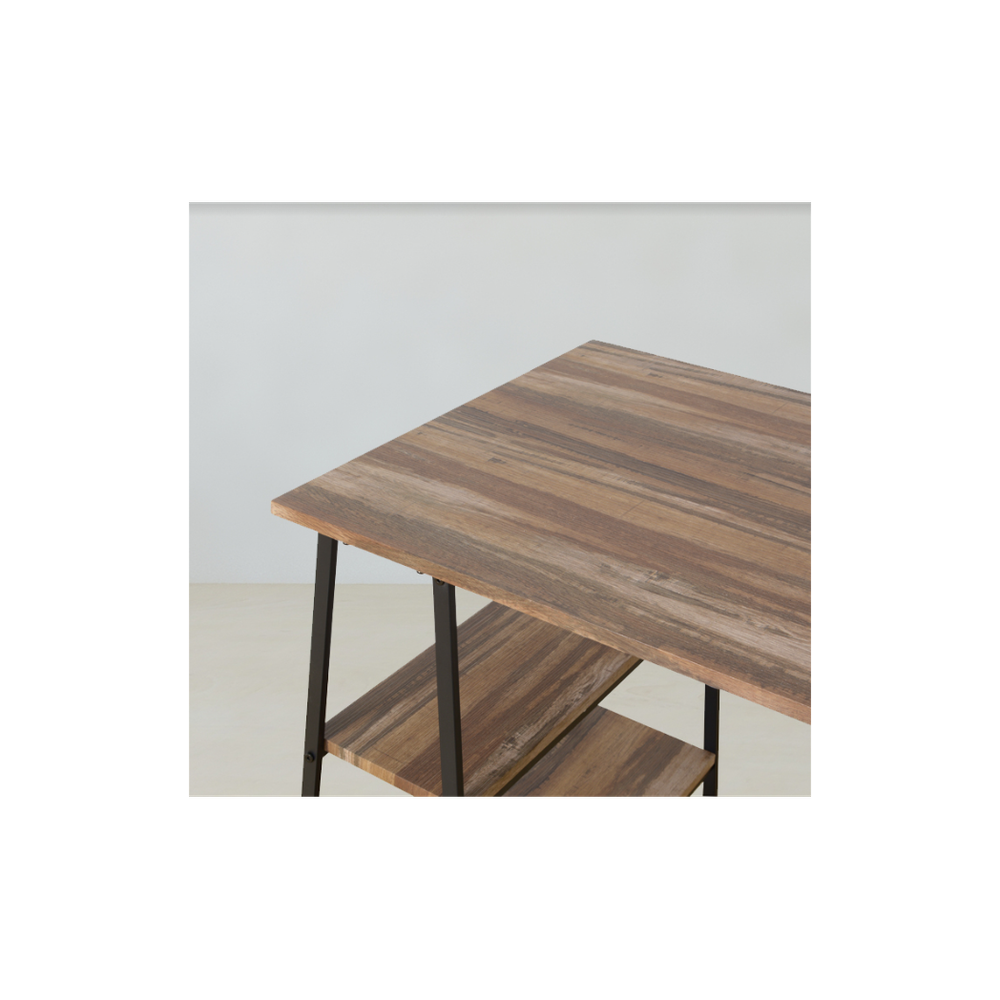 Home Office Desk with Both Side Shelf