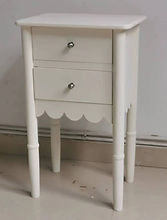 67CM 2 DRAWER BEDSIDE TABLE